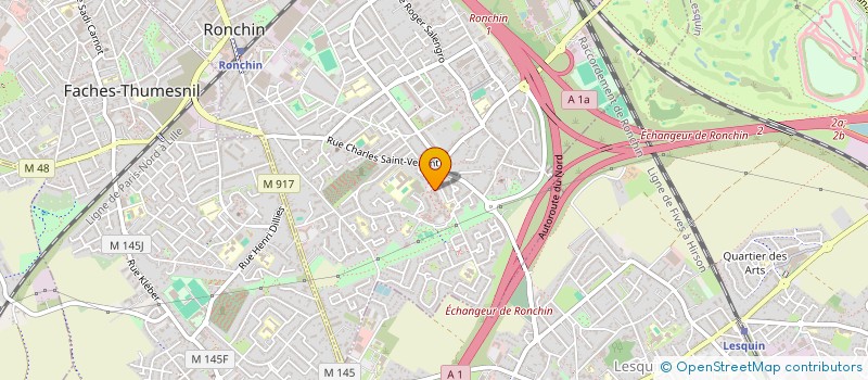 localisation de l'entreprise MONSIEUR PATRICK BUKEYE  RONCHIN