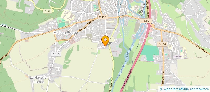 localisation de l'entreprise MONSIEUR PATRICK BUNN à LOUVIERS