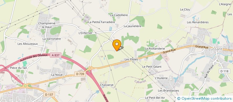 localisation de l'entreprise MONSIEUR PATRICK BUREAU  TONNAY CHARENTE