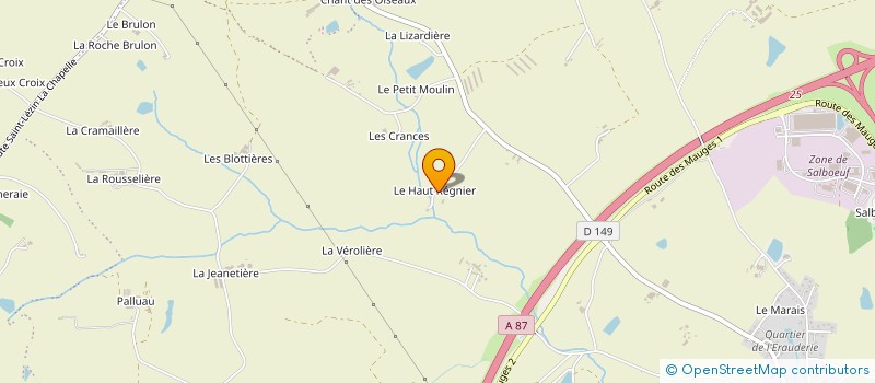 localisation de l'entreprise MONSIEUR PATRICK BUREAU  CHEMILLE-EN-ANJOU