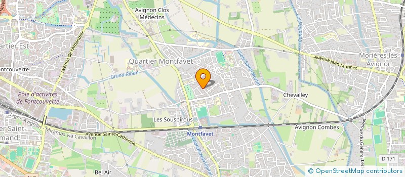 localisation de l'entreprise MONSIEUR PATRICK BUREL  AVIGNON