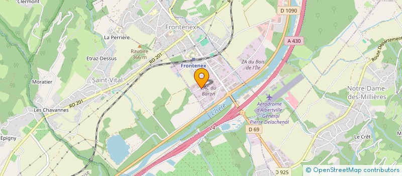 localisation de l'entreprise MONSIEUR PATRICK BUSILLET  FRONTENEX