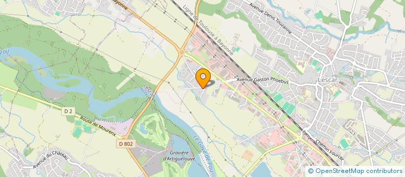 localisation de l'entreprise MONSIEUR PATRICK BUSO  LESCAR