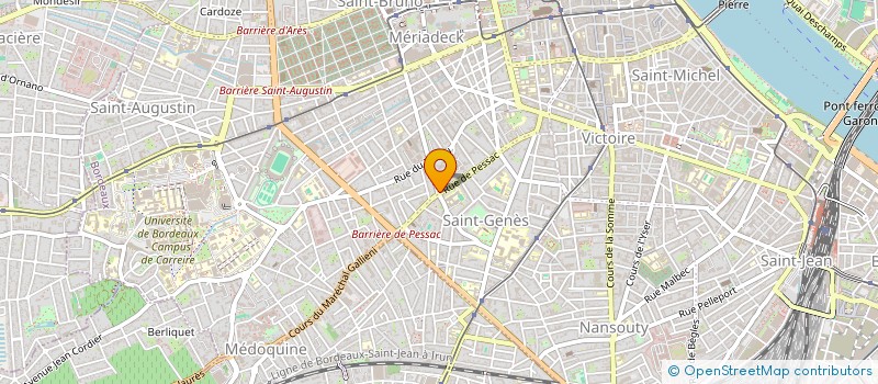 localisation de l'entreprise MONSIEUR PATRICK BUSOLIN  BORDEAUX