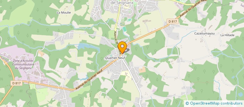 localisation de l'entreprise MONSIEUR PATRICK BUSSER  SAINT-MARTIN-DE-SEIGNANX