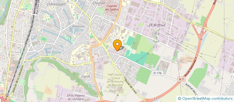 localisation de l'entreprise MONSIEUR PATRICK BUSTAULT à VALENCE