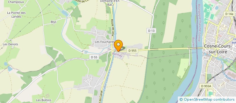 localisation de l'entreprise MONSIEUR PATRICK BUTIN  BANNAY