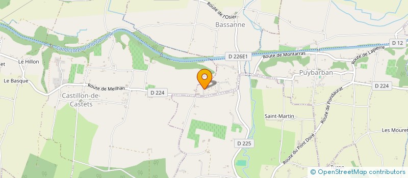 localisation de l'entreprise MONSIEUR PATRICK BUTLER  BASSANNE