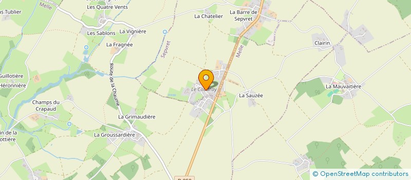 localisation de l'entreprise MONSIEUR PATRICK BUTRE  SEPVRET