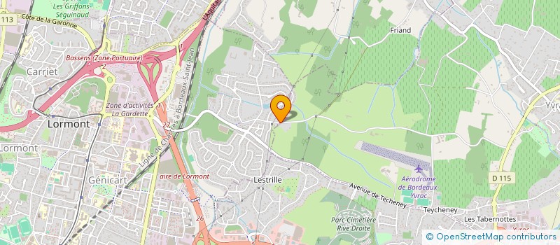 localisation de l'entreprise MONSIEUR PATRICK CABANES  LORMONT