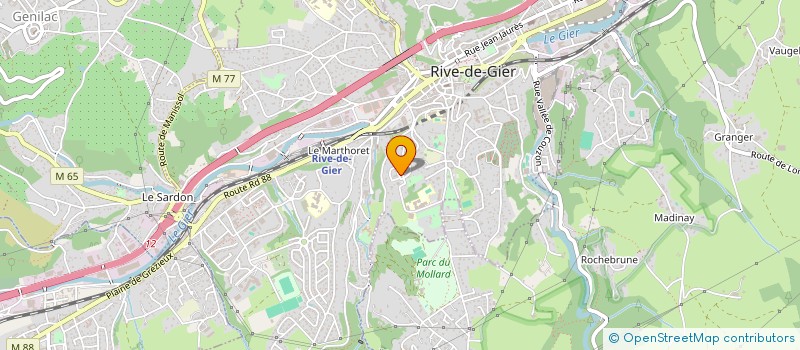 localisation de l'entreprise MONSIEUR PATRICK CABOTTE à RIVE-DE-GIER