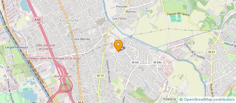 localisation de l'entreprise MONSIEUR PATRICK CACADOR MATEUS  LAUNAGUET