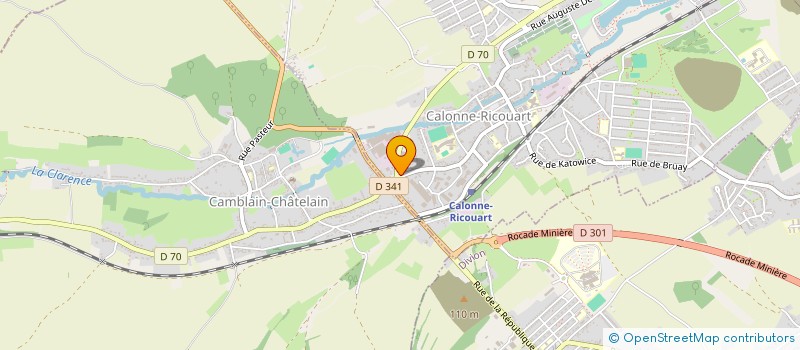 localisation de l'entreprise MONSIEUR PATRICK CADART  CALONNE-RICOUART