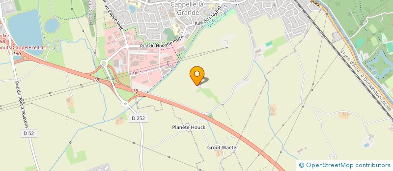 localisation de l'entreprise MONSIEUR PATRICK CAECKE  CAPPELLE-LA-GRANDE