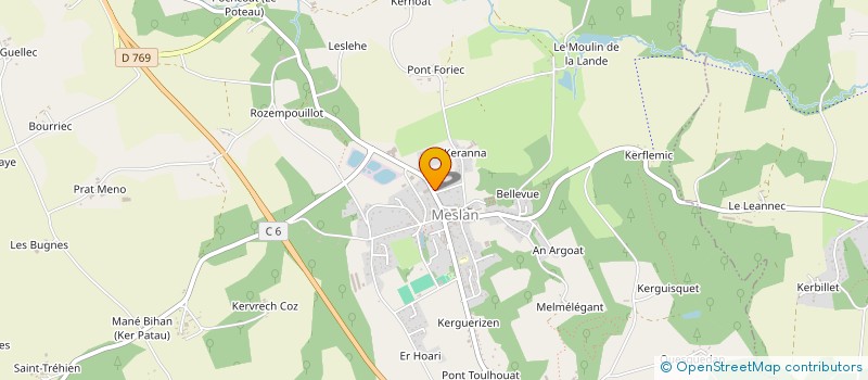 localisation de l'entreprise MONSIEUR PATRICK CAHEREC  MESLAN