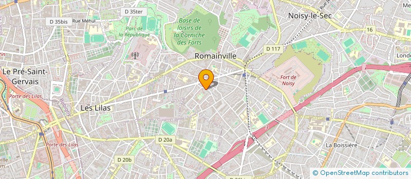 localisation de l'entreprise MONSIEUR PATRICK CAILLAT à ROMAINVILLE