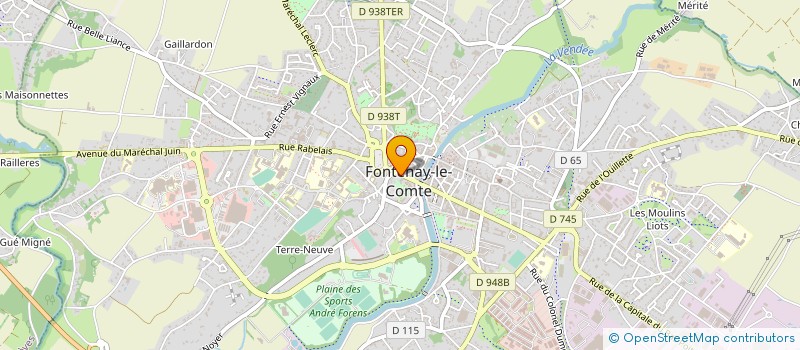 localisation de l'entreprise MONSIEUR PATRICK CAIZERGUES à FONTENAY-LE-COMTE