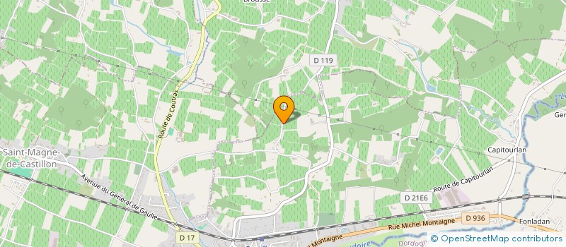 localisation de l'entreprise MONSIEUR PATRICK CALIN  FLAUJAGUES