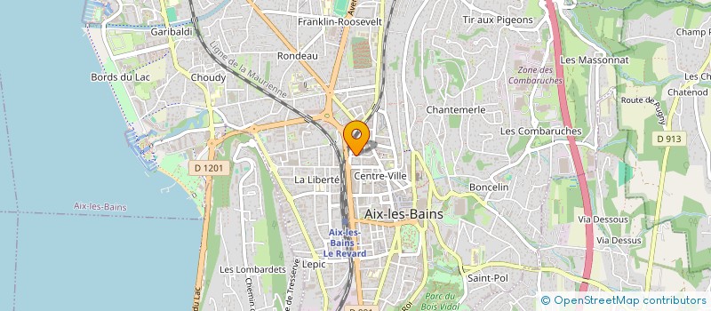 localisation de l'entreprise MONSIEUR PATRICK CALLENDRET  AIX-LES-BAINS