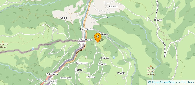 localisation de l'entreprise MONSIEUR PATRICK CAMOU  ARNEGUY