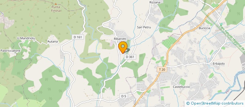 localisation de l'entreprise MONSIEUR PATRICK CAMPANA  SARROLA-CARCOPINO