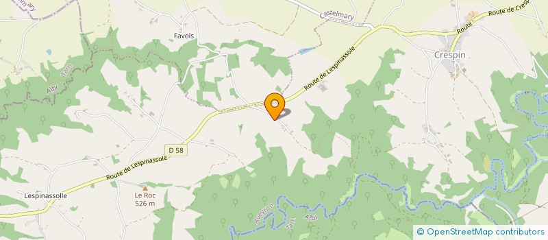 localisation de l'entreprise MONSIEUR PATRICK CAMPELS-LACOMBE  CAMJAC