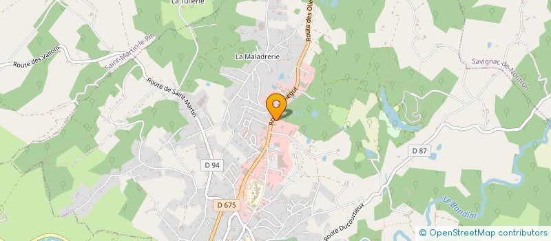 localisation de l'entreprise MONSIEUR PATRICK CAMPOT  NONTRON