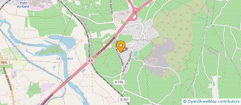 localisation de l'entreprise MONSIEUR PATRICK CANETTO  FOURNES