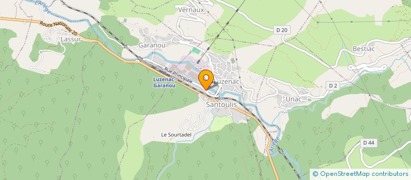 localisation de l'entreprise MONSIEUR PATRICK CANO à LUZENAC