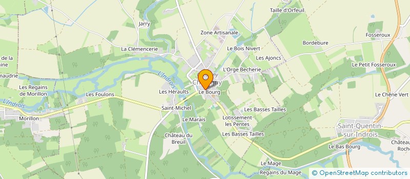 localisation de l'entreprise MONSIEUR PATRICK CANOVA  CHEDIGNY