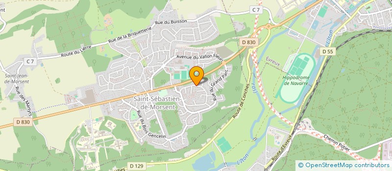 localisation de l'entreprise MONSIEUR PATRICK CAPOMACCIO  SAINT-SEBASTIEN-DE-MORSENT