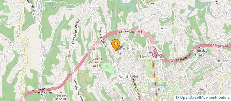 localisation de l'entreprise MONSIEUR PATRICK CARDOSO  NICE