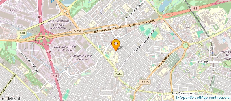 localisation de l'entreprise MONSIEUR PATRICK CARDOSO SANTOS  AULNAY-SOUS-BOIS