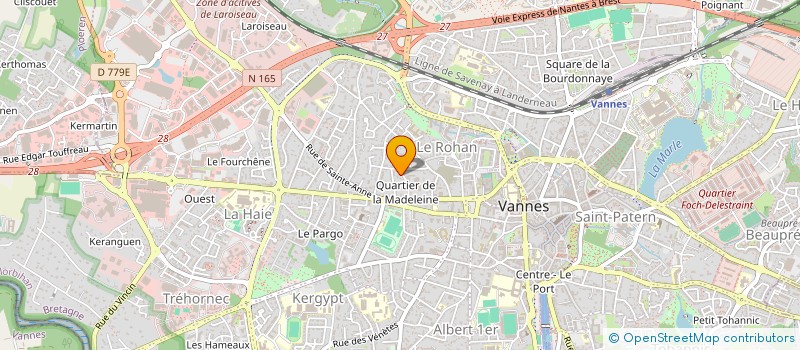 localisation de l'entreprise MONSIEUR PATRICK CARLIER à VANNES