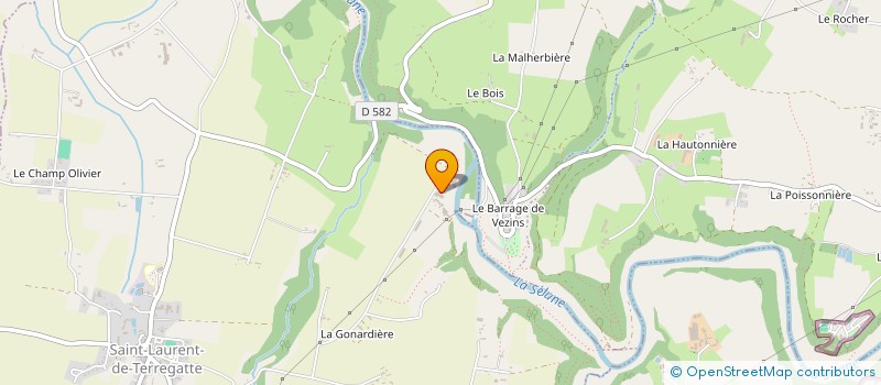 localisation de l'entreprise MONSIEUR PATRICK CARNET  SAINT-LAURENT-DE-TERREGATTE