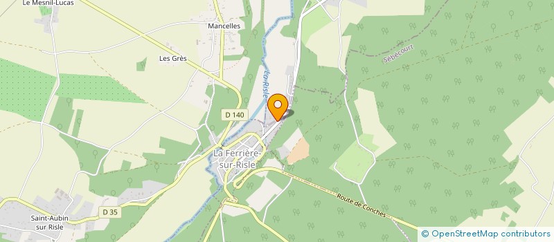 localisation de l'entreprise MONSIEUR PATRICK CARON à LA FERRIERE-SUR-RISLE