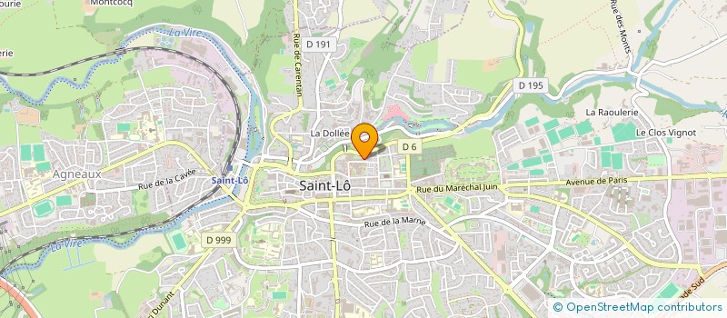 localisation de l'entreprise MONSIEUR PATRICK CARPENTIER  SAINT-LO