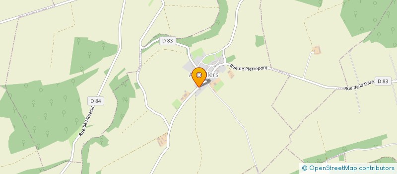 localisation de l'entreprise MONSIEUR PATRICK CARRE  AUBVILLERS