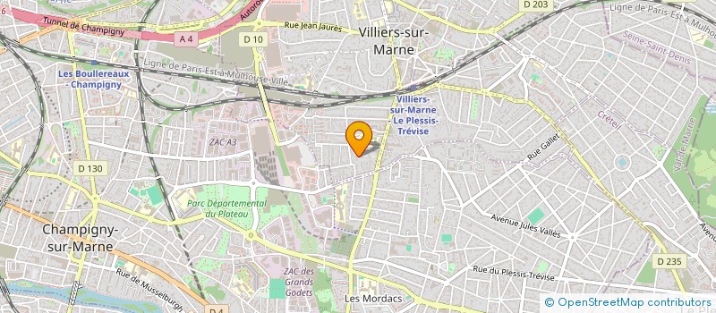 localisation de l'entreprise MONSIEUR PATRICK CARREIRA  VILLIERS-SUR-MARNE