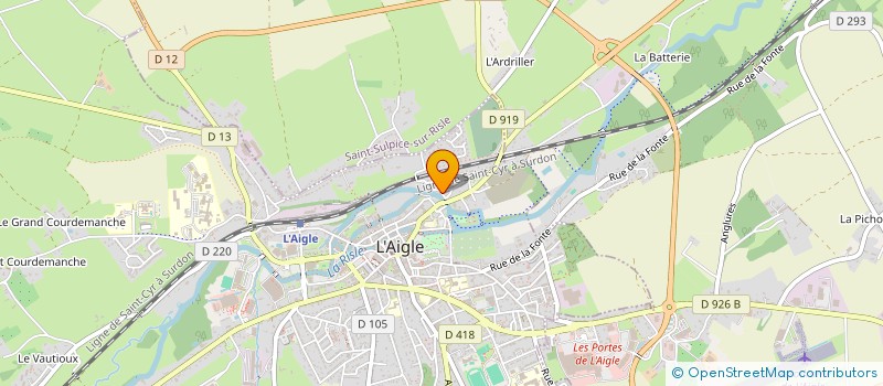 localisation de l'entreprise MONSIEUR PATRICK CARREZ à L'AIGLE