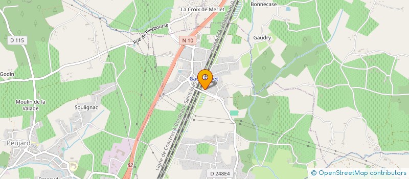 localisation de l'entreprise MONSIEUR PATRICK CARRIERE  GAURIAGUET