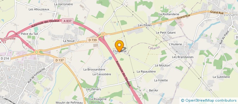 localisation de l'entreprise MONSIEUR PATRICK CARRON  TONNAY CHARENTE