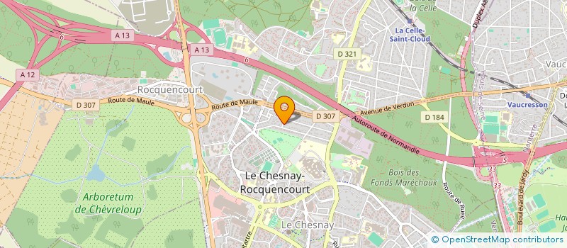 localisation de l'entreprise MONSIEUR PATRICK CARROY  LE CHESNAY-ROCQUENCOURT