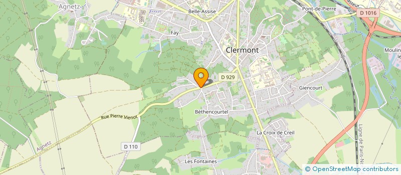 localisation de l'entreprise MONSIEUR PATRICK CARTON  CLERMONT