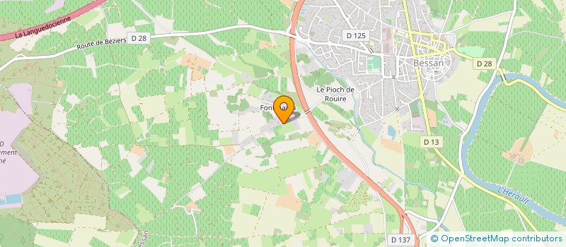 localisation de l'entreprise MONSIEUR PATRICK CASANOVAS  BESSAN