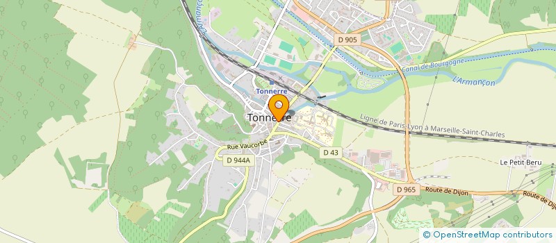 localisation de l'entreprise MONSIEUR PATRICK CASAUBON à TONNERRE