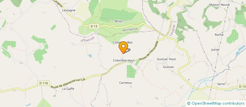 localisation de l'entreprise MONSIEUR PATRICK CASSANY  PRAYSSAS