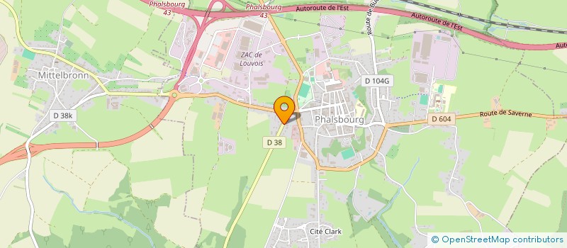 localisation de l'entreprise MONSIEUR PATRICK CASSIS à PHALSBOURG