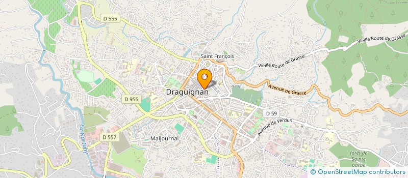 localisation de l'entreprise MONSIEUR PATRICK CASTAGNO  DRAGUIGNAN
