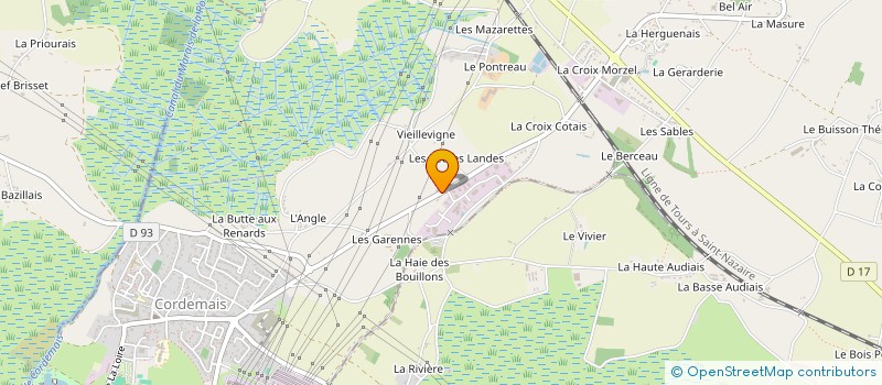 localisation de l'entreprise MONSIEUR PATRICK CASTAIGNET  CORDEMAIS